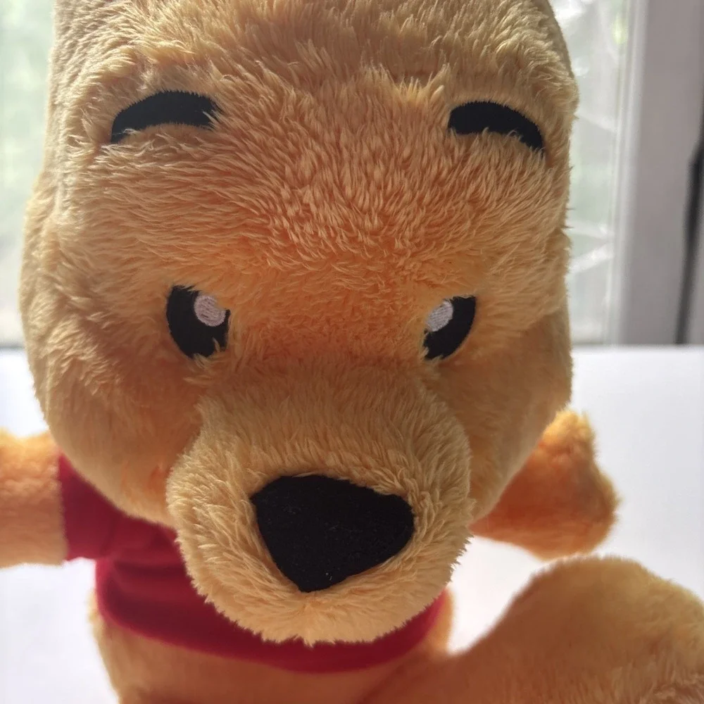Walt Disney Parks Winnie The Pooh Bear Baby Plush Stuffed Animal Big Head 12